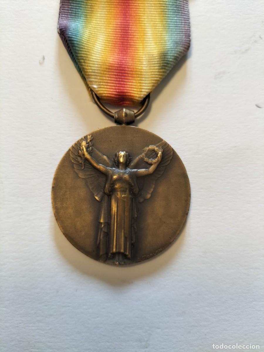 Militaria: Francia: Medalla interaliada, modelo franc&eacute;s &ndash; Primera Guerra Mundial