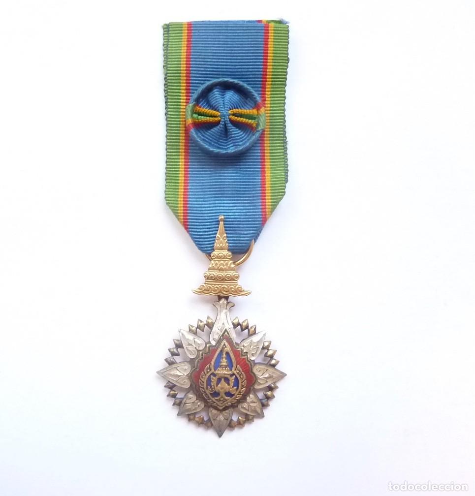 Militaria: Tailandia - Medalla de Oficial de la Orden de la Corona Tailandesa