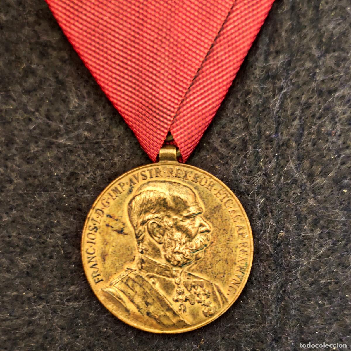 Militaria: MEDALLA SIGNUM MEMORIAE.50 A&Ntilde;OS DE REINADO DEL EMPERADOR FRANCISCO JOSE I. AUSTRO-HUNGRIA. A&Ntilde;O 1898