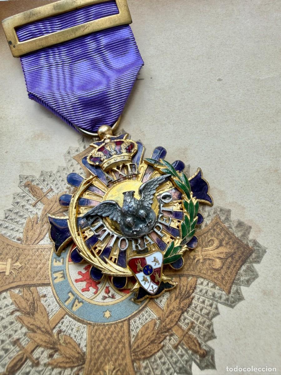 Militaria: CRUZ ORDEN DE ALFONSO XII, MEDALLA ALTIORA PETO