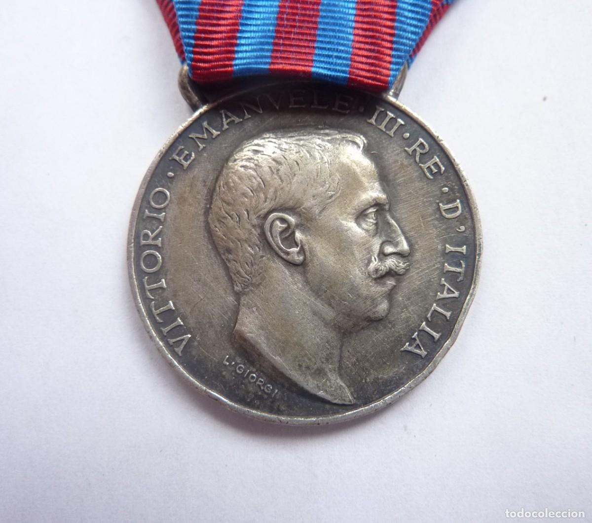 Militaria: Italia: Medalla de la guerra italo turca. 1911 - 1912. Campa&ntilde;a italiana contra Turqu&iacute;a.