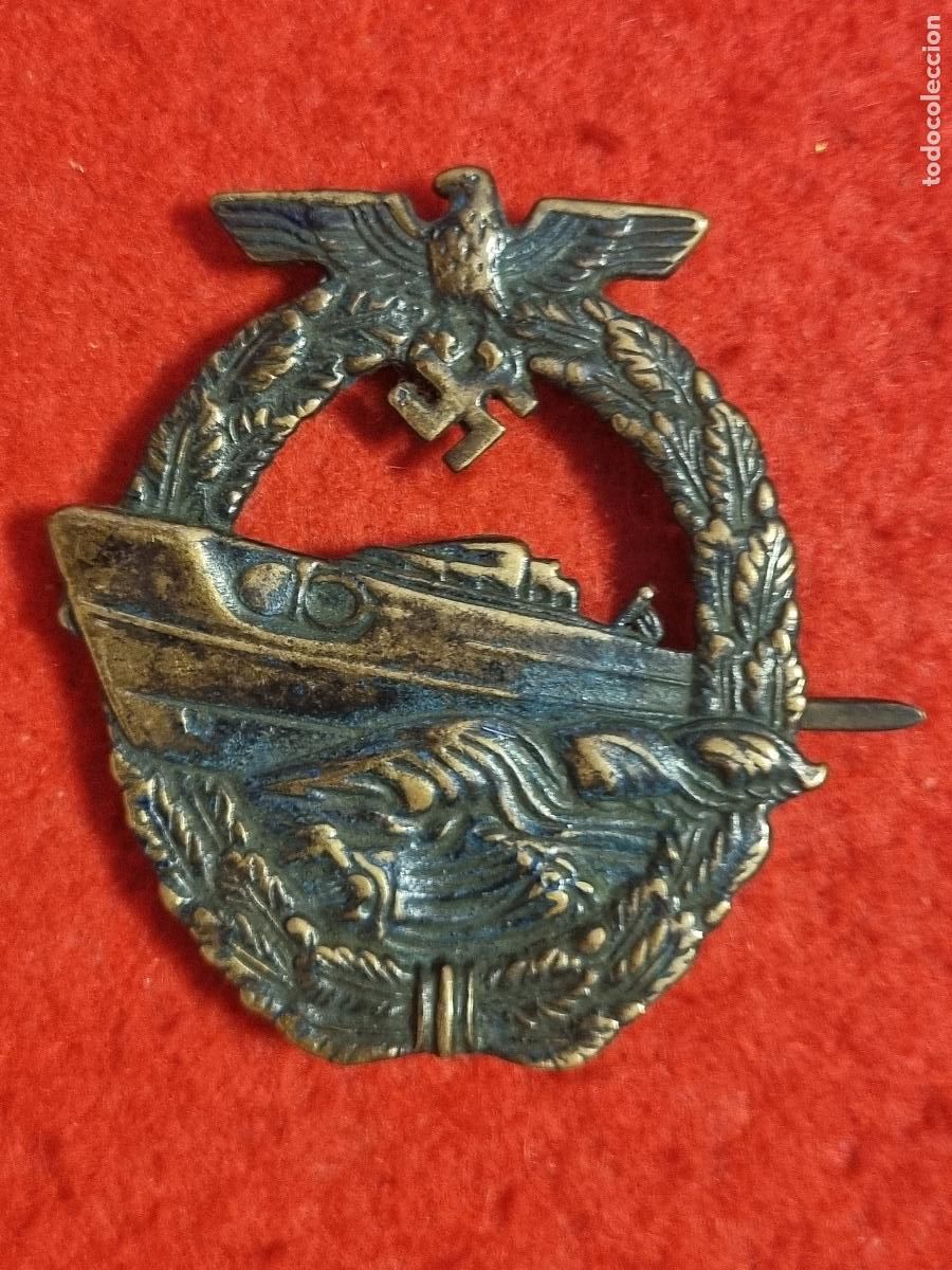Militaria: MEDALLA CONDECORACION NAZI ALEMANIA INSIGNIA DE GURRA DE LANCHAS RAPIDAS POSIBLE REPRODUCCION KV1