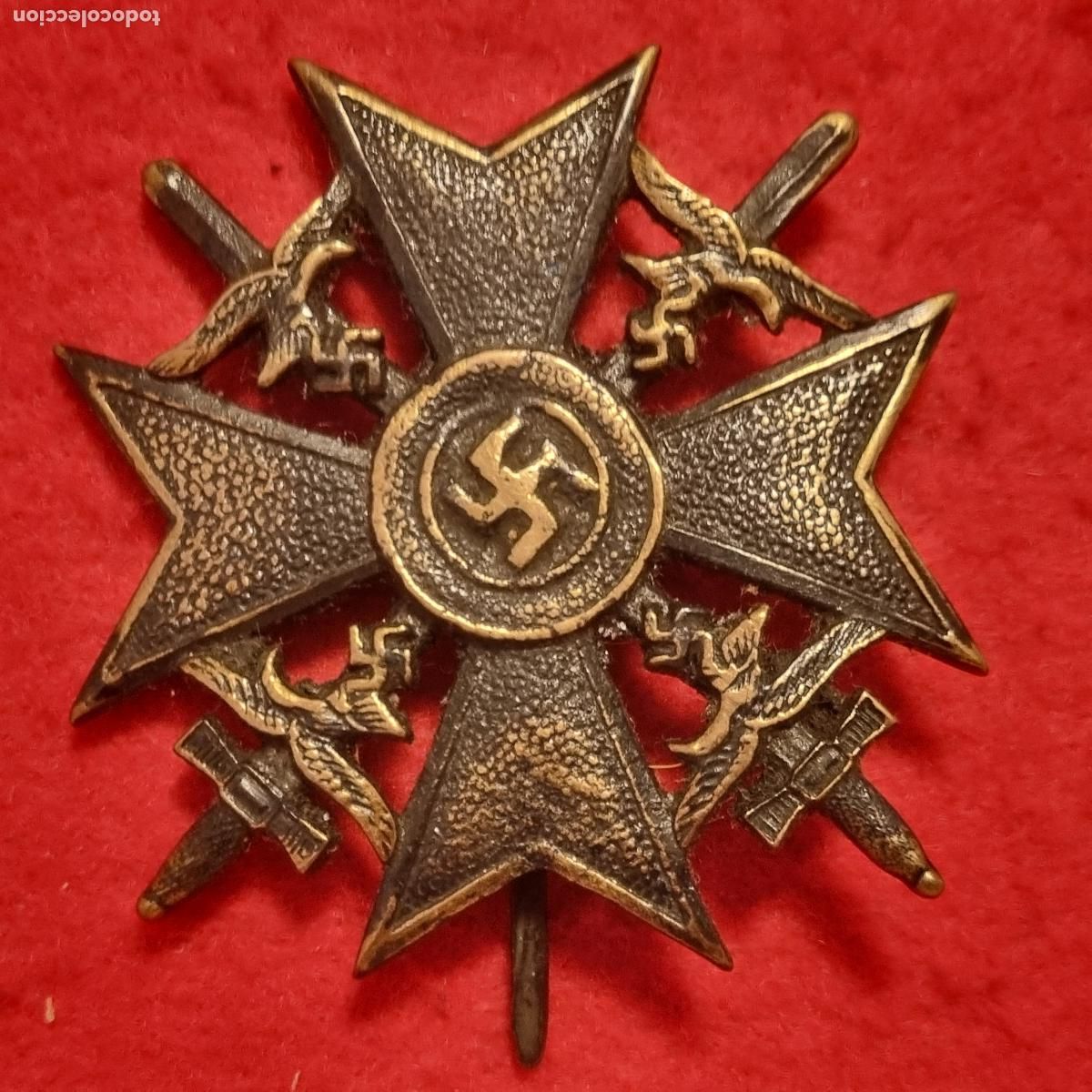 Militaria: MEDALLA CONDECORACION NAZI ALEMANIA CRUZ DE ESPA&Ntilde;A LEGION CONDOR POSIBLE REPRODUCCION KV1