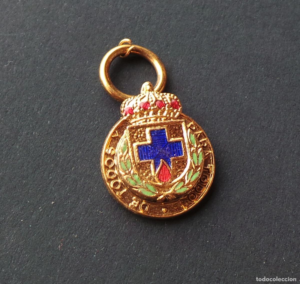 Militaria: MEDALLA FEDERACI&Oacute;N NACIONAL DE DONANTES DE SANGRE. MINIATURA.