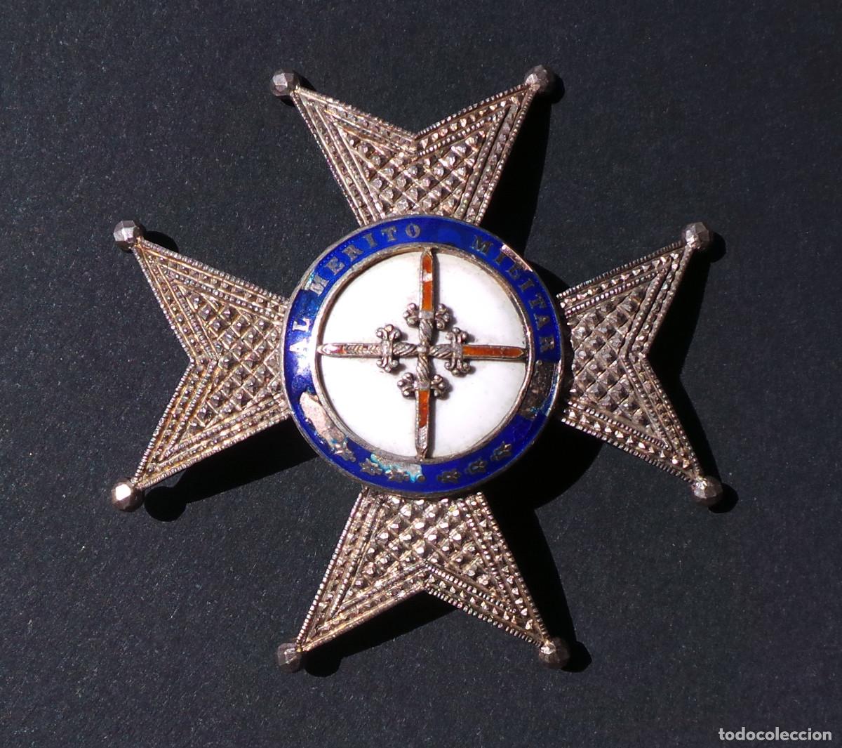 Militaria: PLACA DE PRIMERA CLASE DE LA REAL Y MILITAR ORDEN DE SAN FERNANDO.