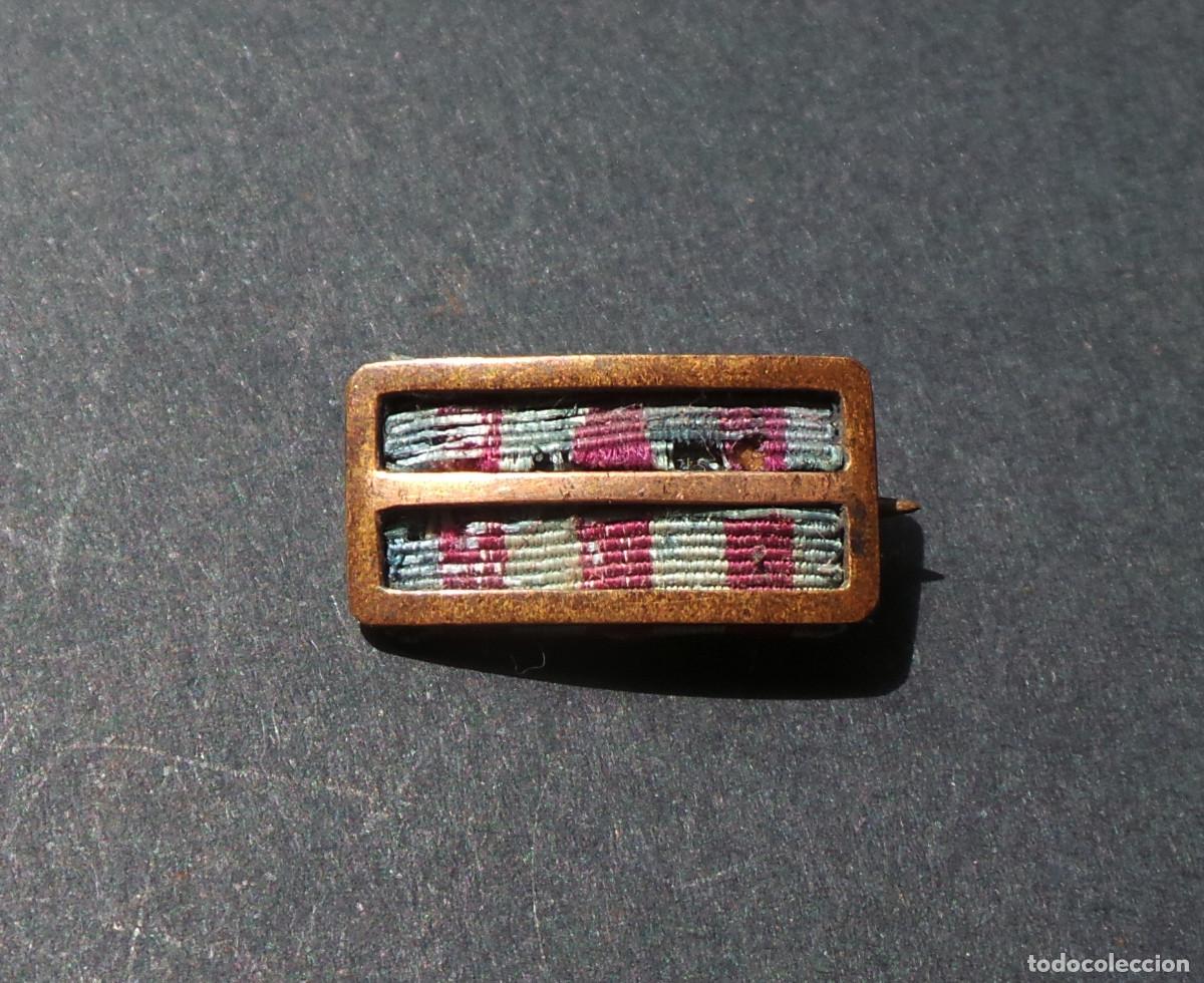 Militaria: PASADOR PARA MEDALLA TAMA&Ntilde;O PRINCESA, CINTA 1,6 APROX. &Eacute;POCA DE ISABEL II.