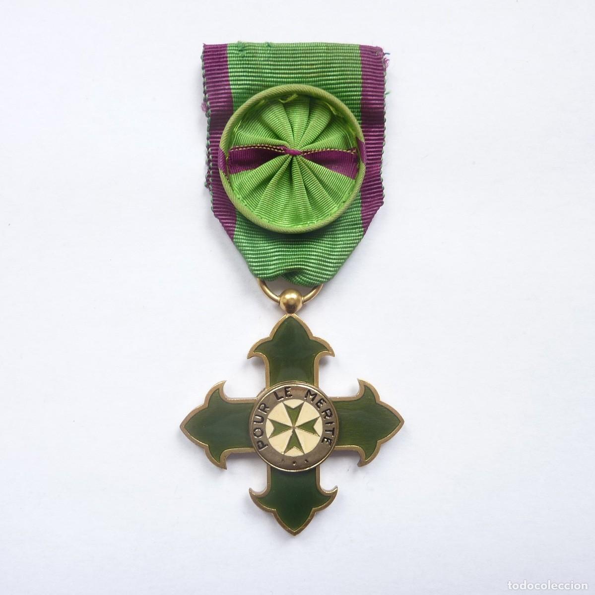 Militaria: Cruz del M&eacute;rito de la Orden Militar y Hospitalaria de San L&aacute;zaro de Jerusal&eacute;n