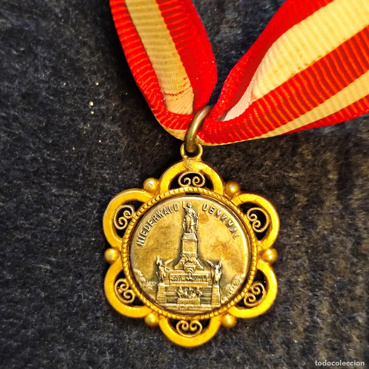 Militaria: MEDALLA DEL MONUMENTO NERDERWARL EN R&uuml;desheim AM RHEIN - HESSE. REP. DE WEIMAR