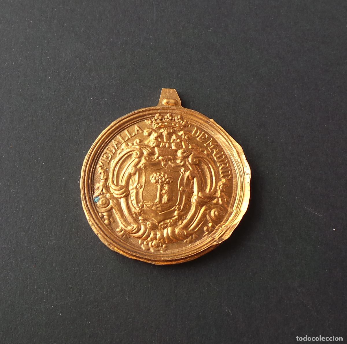 Militaria: MEDALLA CIUDAD DE MADRID, MEDALLA DE HONOR DE MADRID SIN TERMINAR.