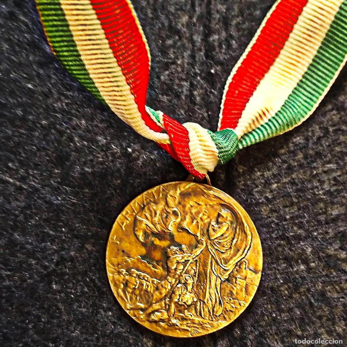 Militaria: MEDALLA DE 1 ARMATA SPEZZATO L,INICUO CONFINE A&Ntilde;O 1918 REINO DE ITALIA