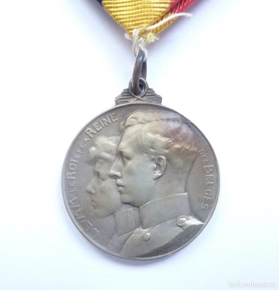 Militaria: B&eacute;lgica: Medalla homenaje y reconocimiento veteranos de Goutroux (Valonia). Primera Guerra Mundial
