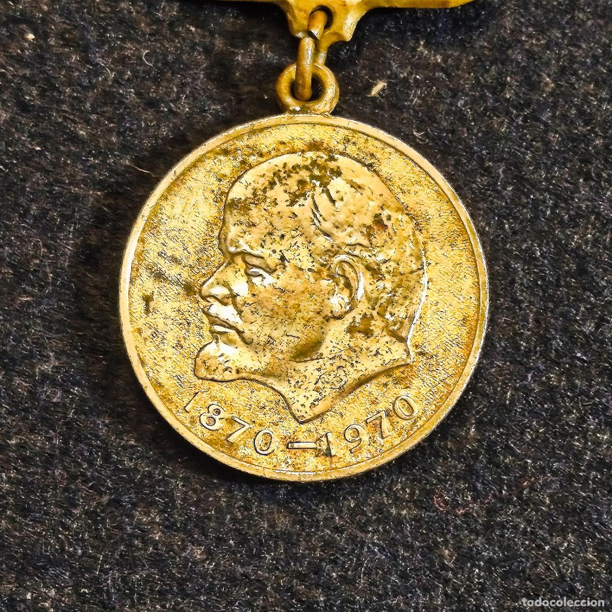 Militaria: MEDALLA POR VALOR EN EL TRABAJO EN EL CENTENARIO DE LENIN. URSS