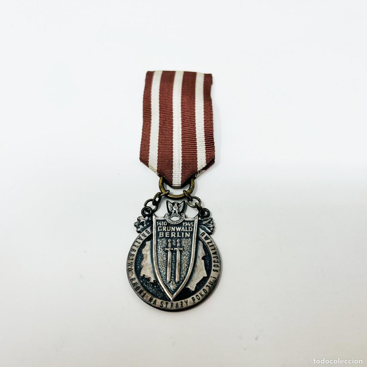 Militaria: Medalla Hermandad de Armas Grunwald Berlin 1945 Polonia Pacto de Varsovia
