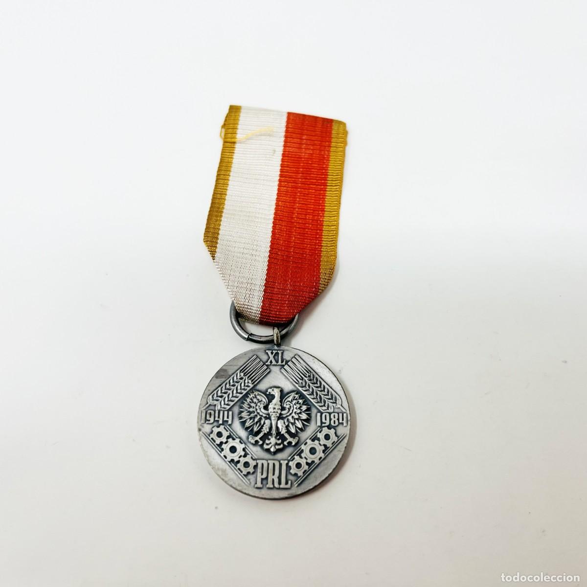 Militaria: Medalla 40.&ordm; Aniversario de la Polonia Popular PRL 1944-1984