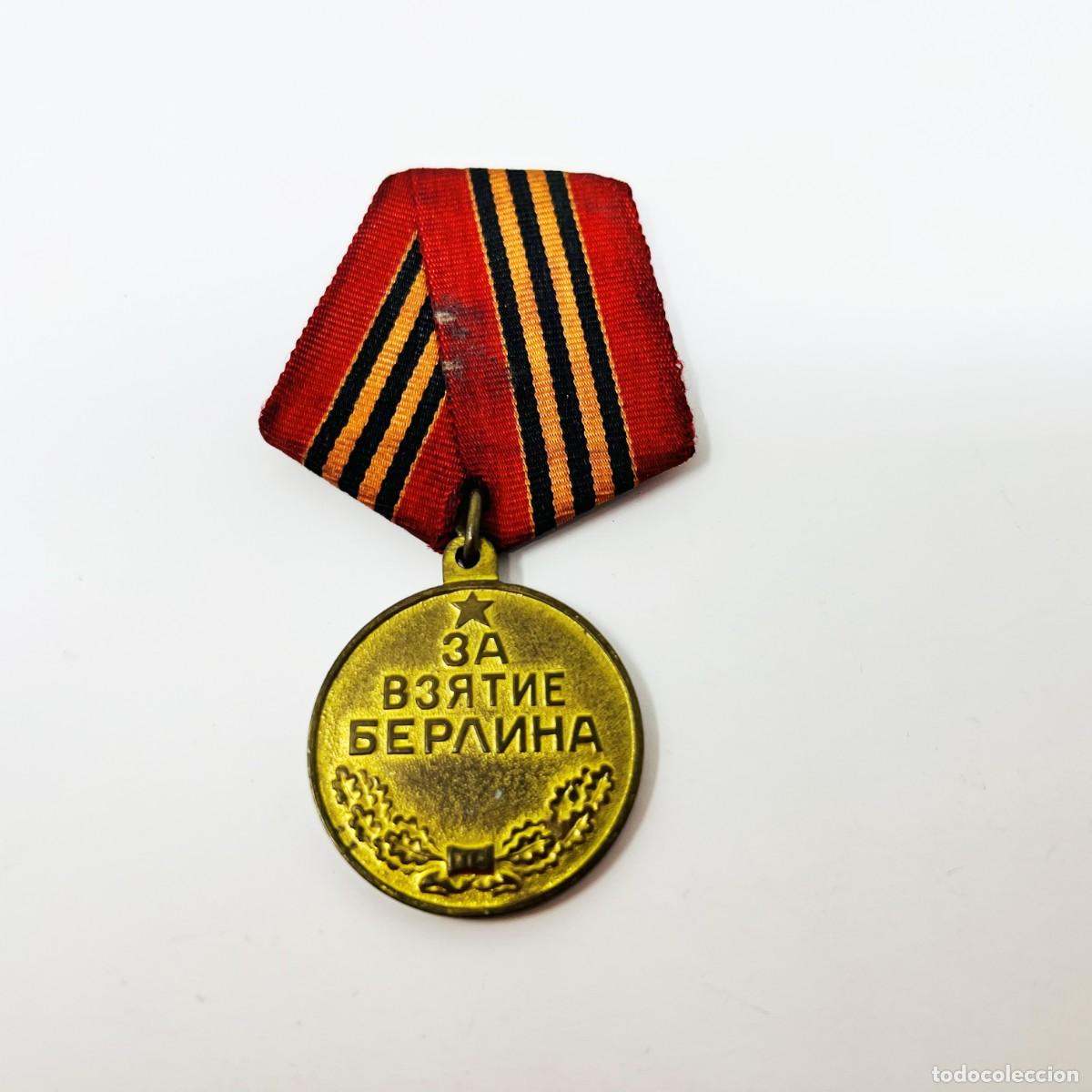 Militaria: Medalla por la Captura de Berl&iacute;n 1945 URSS
