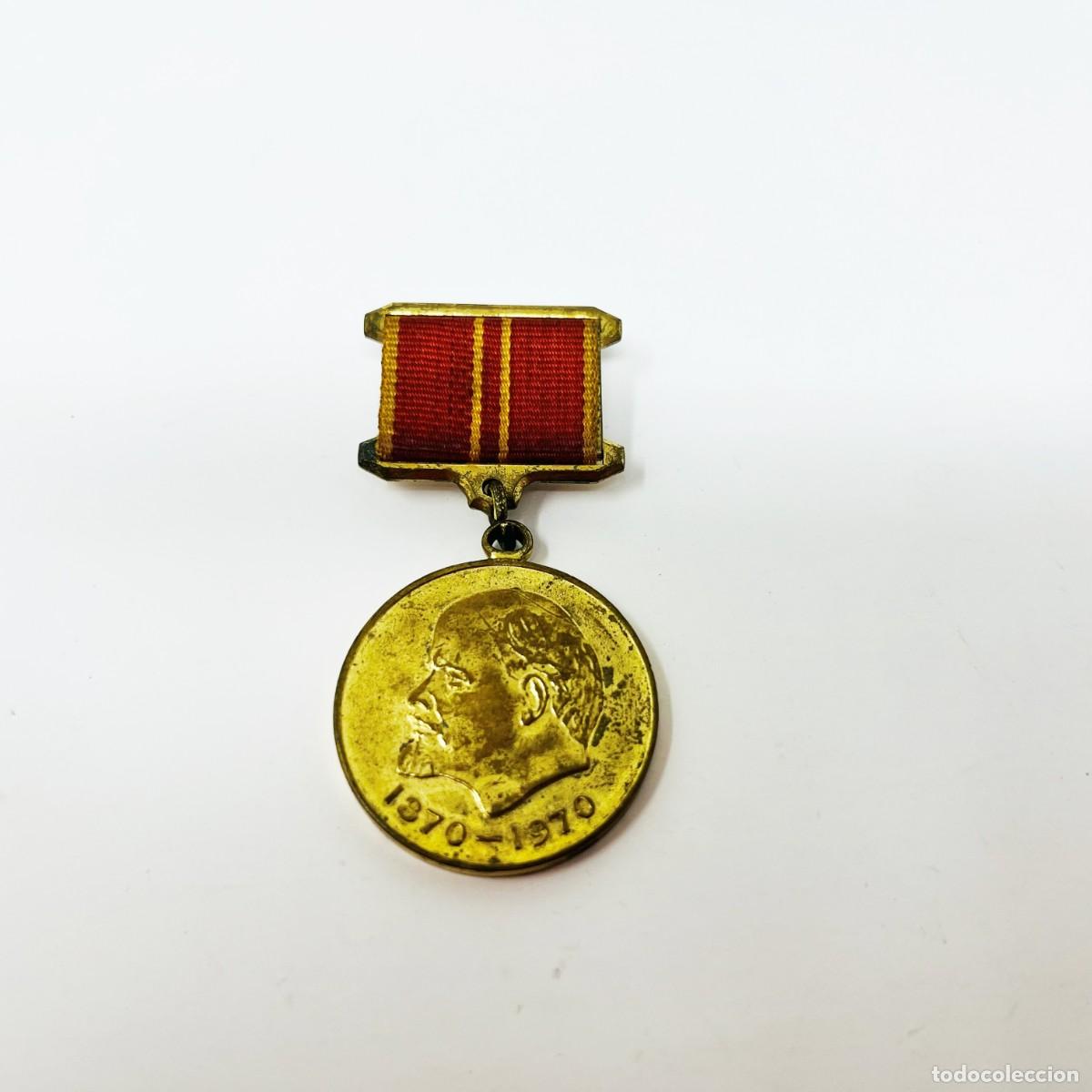 Militaria: Medalla Centenario del Nacimiento de Lenin 1870-1970 URSS Variante Civil