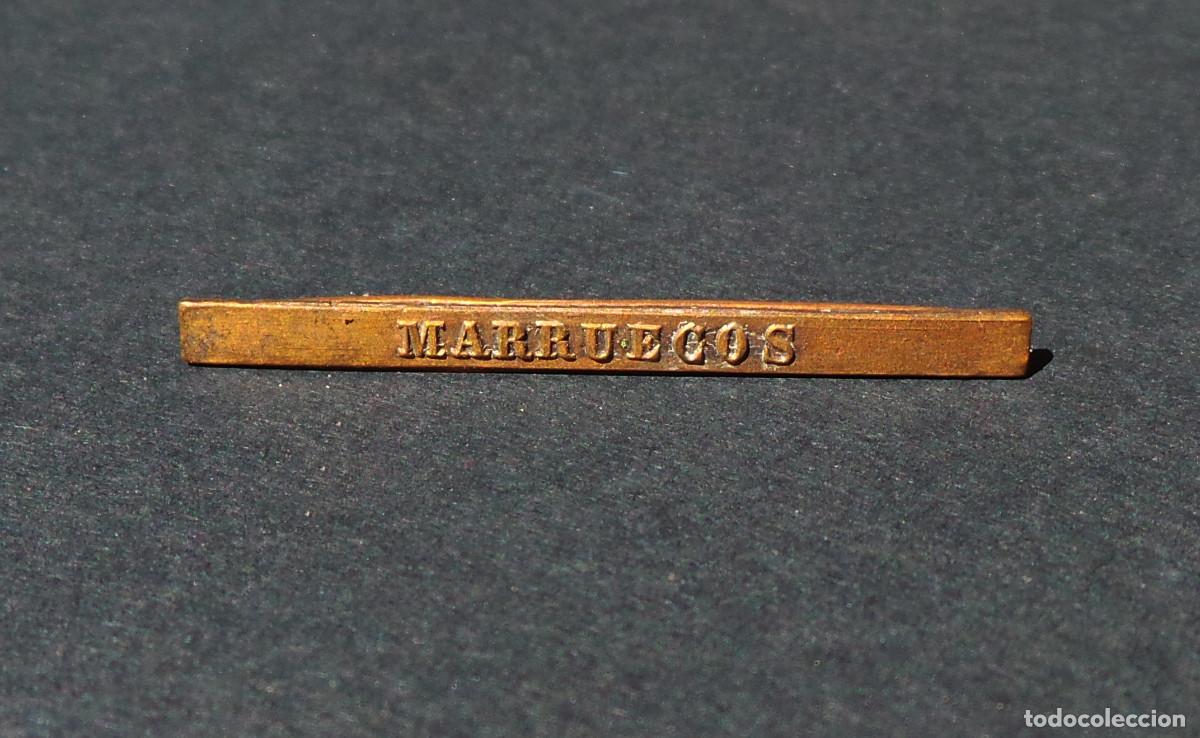 Militaria: PASADOR DE MEDALLA. MARRUECOS. ALFONSO XIII.