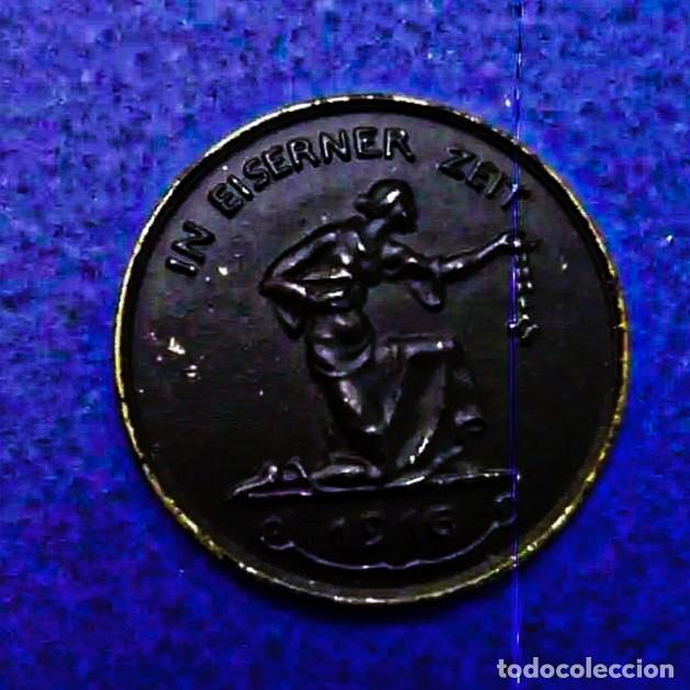Militaria: MEDALLA PATRIOTICA IN EISERNER ZEIT 1916. ORO PARA HIERRO. I GUERRA MUNDIAL. MAGNETICA