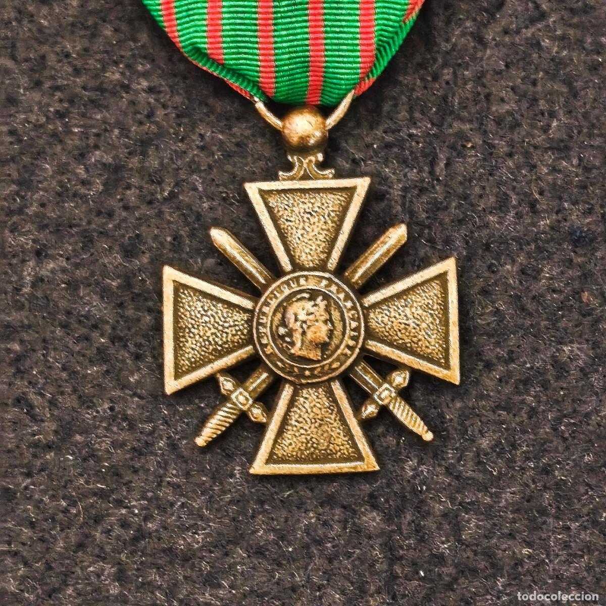 Militaria: MEDALLA MILITAR CRUZ DE GUERRA FRANCESA. REP. FRANCESA 1914 1918.REPLICA