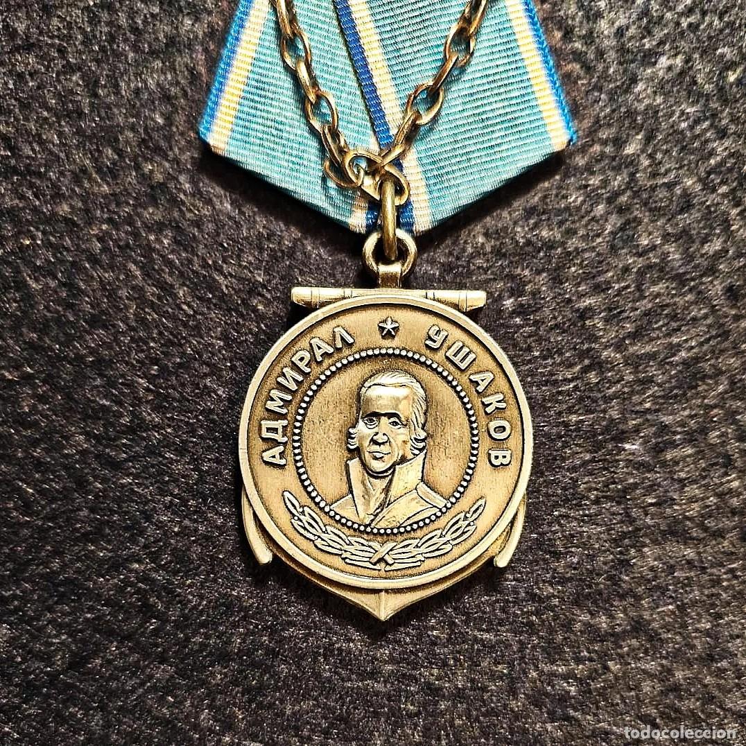 Militaria: MEDALLA DE USHAKOV PARA LA MARINA SOVIETICA Y RUSIA