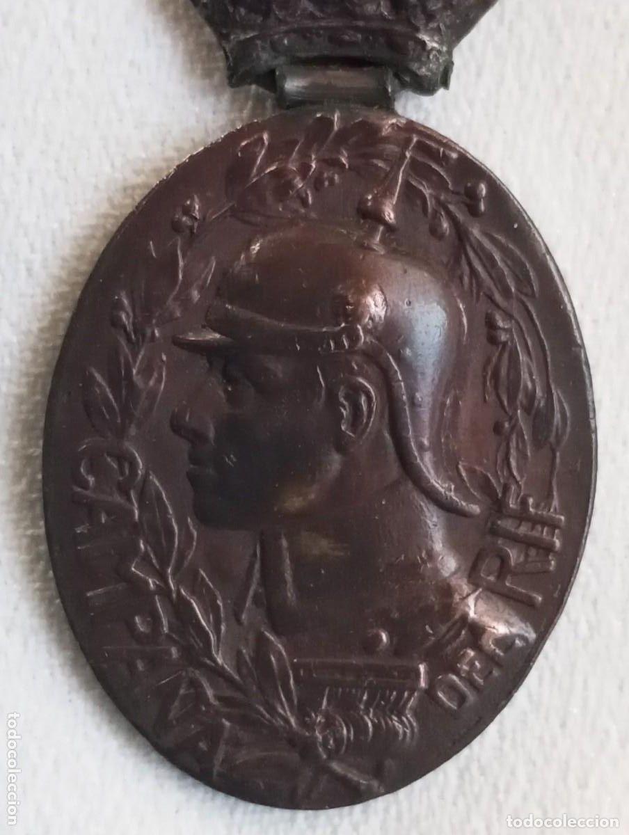 Militaria: Medalla Militar de la Campa&ntilde;a del Rif. Reinado de Alfonso XIII.