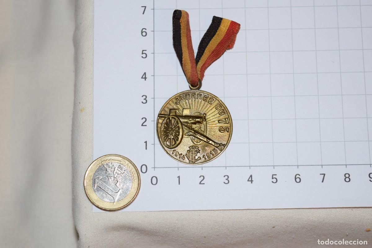 Militaria: Vintage, original, Medalla, insignia francesa JOURNEE DU 75 / 1914 - 1915 - &iexcl;Mira fotos/detalles!