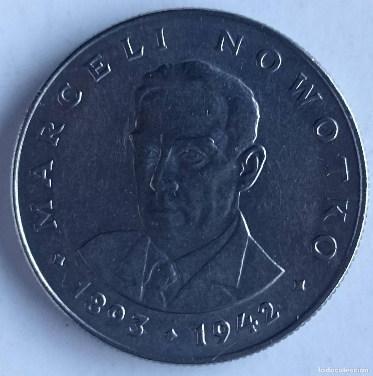 Militaria: Moneda Marceli Nowotko (III Reich Hitler- Nazi- Alemania) WWII