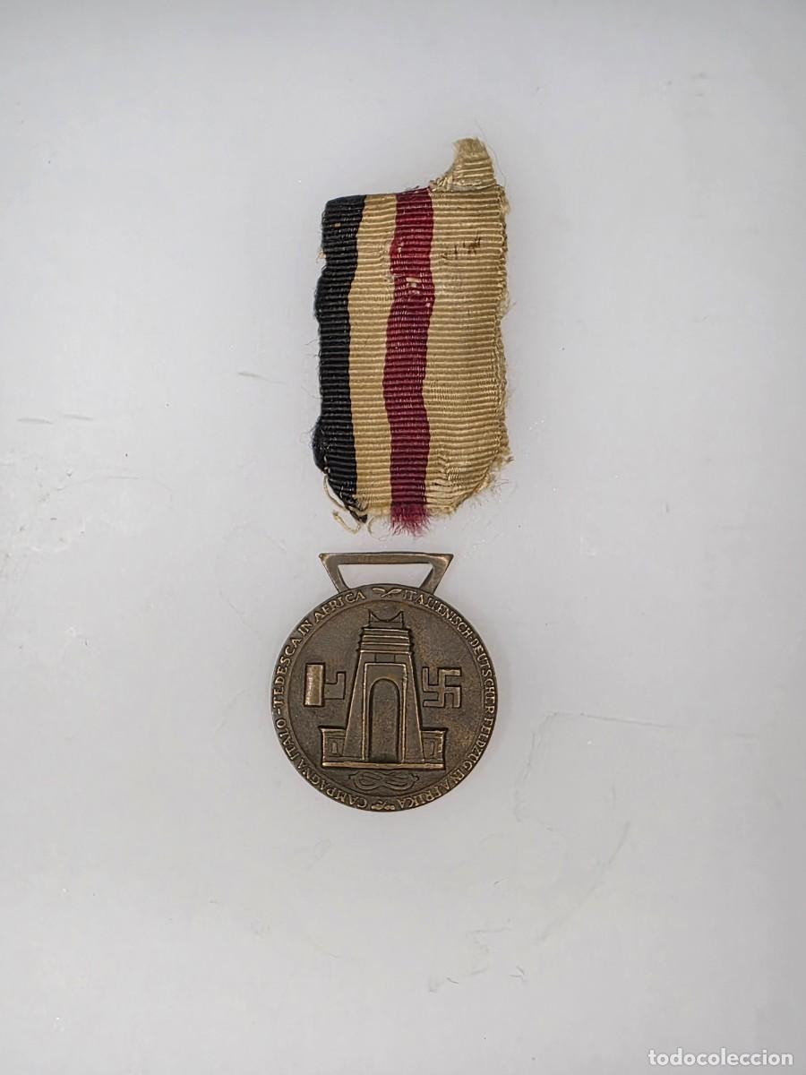 Militaria: Medalla Italo-Alemana de &Aacute;frica IIWW con cinta original