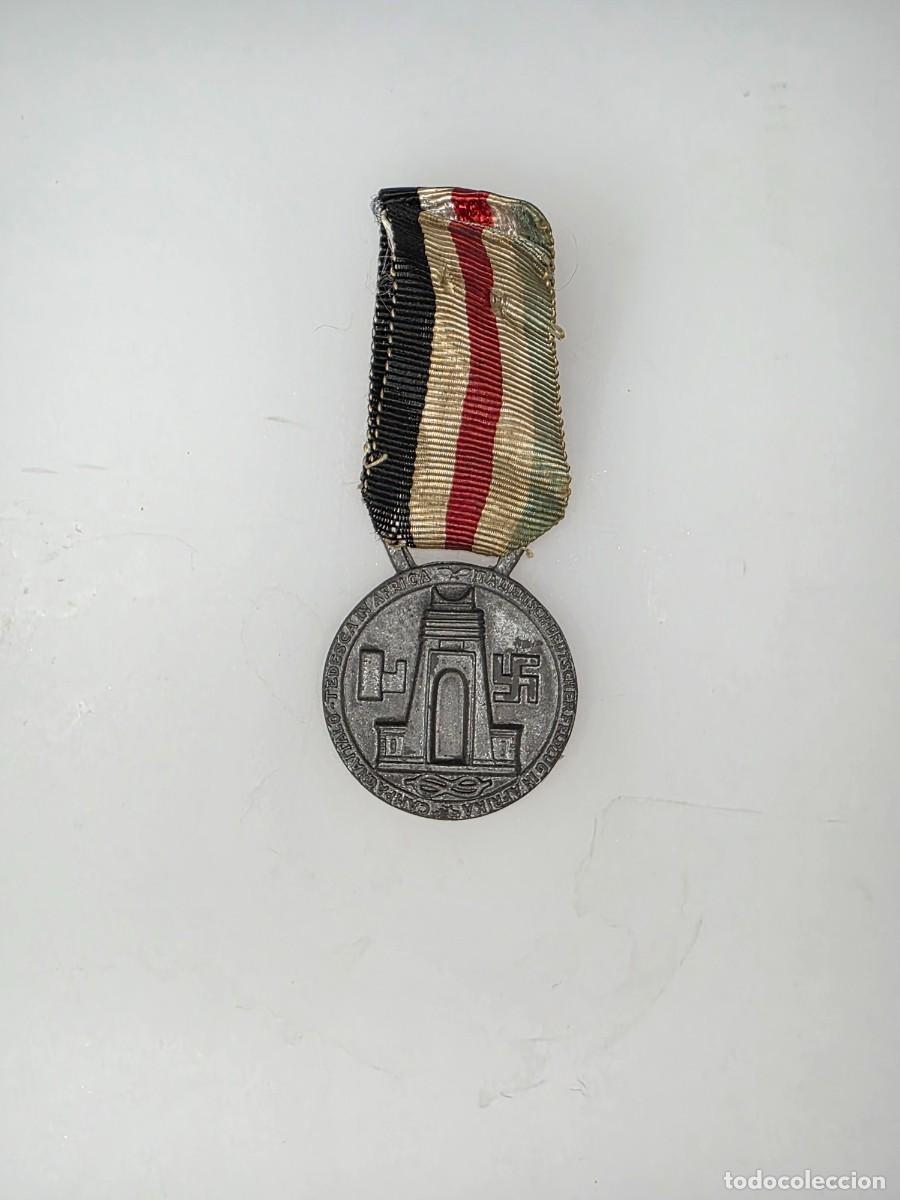Militaria: Medalla Italo-Alemana &Aacute;frica IIWW con cinta original