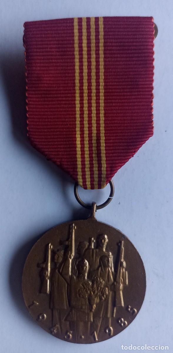Militaria: Medalla 40 aniversario de la liberaci&oacute;n de Checoslovaquia (III Reich Hitler- Nazi- Alemania) WWII