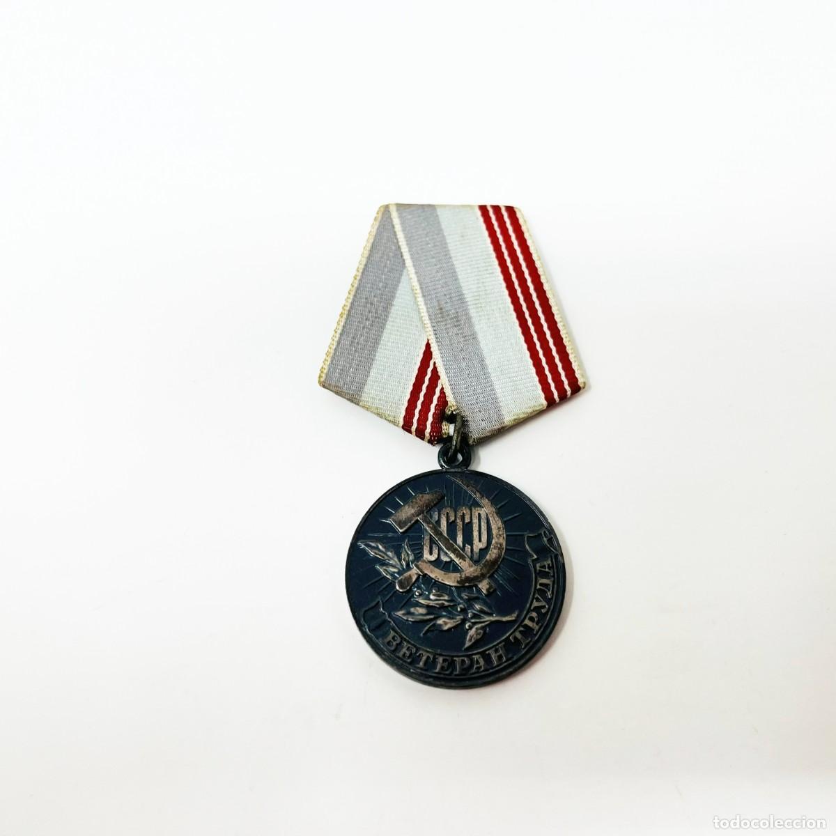 Militaria: Medalla Veterano del Trabajo URSS Original