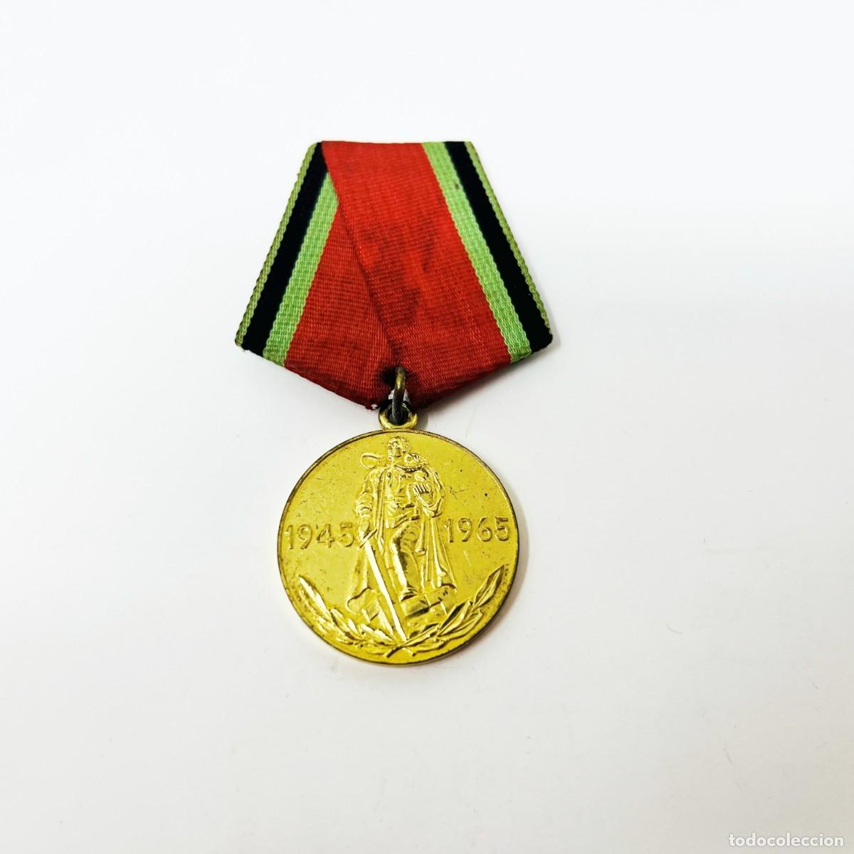 Militaria: Medalla URSS 20.&ordm; Aniversario Victoria Gran Guerra Patria 1945-1965