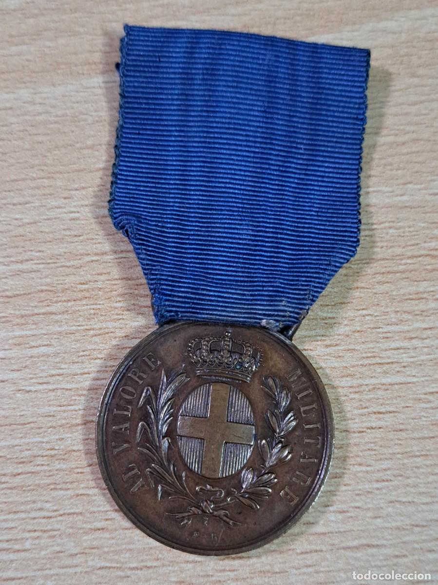 Militaria: MEDALLA AL VALORE MILITARE EN BRONCE