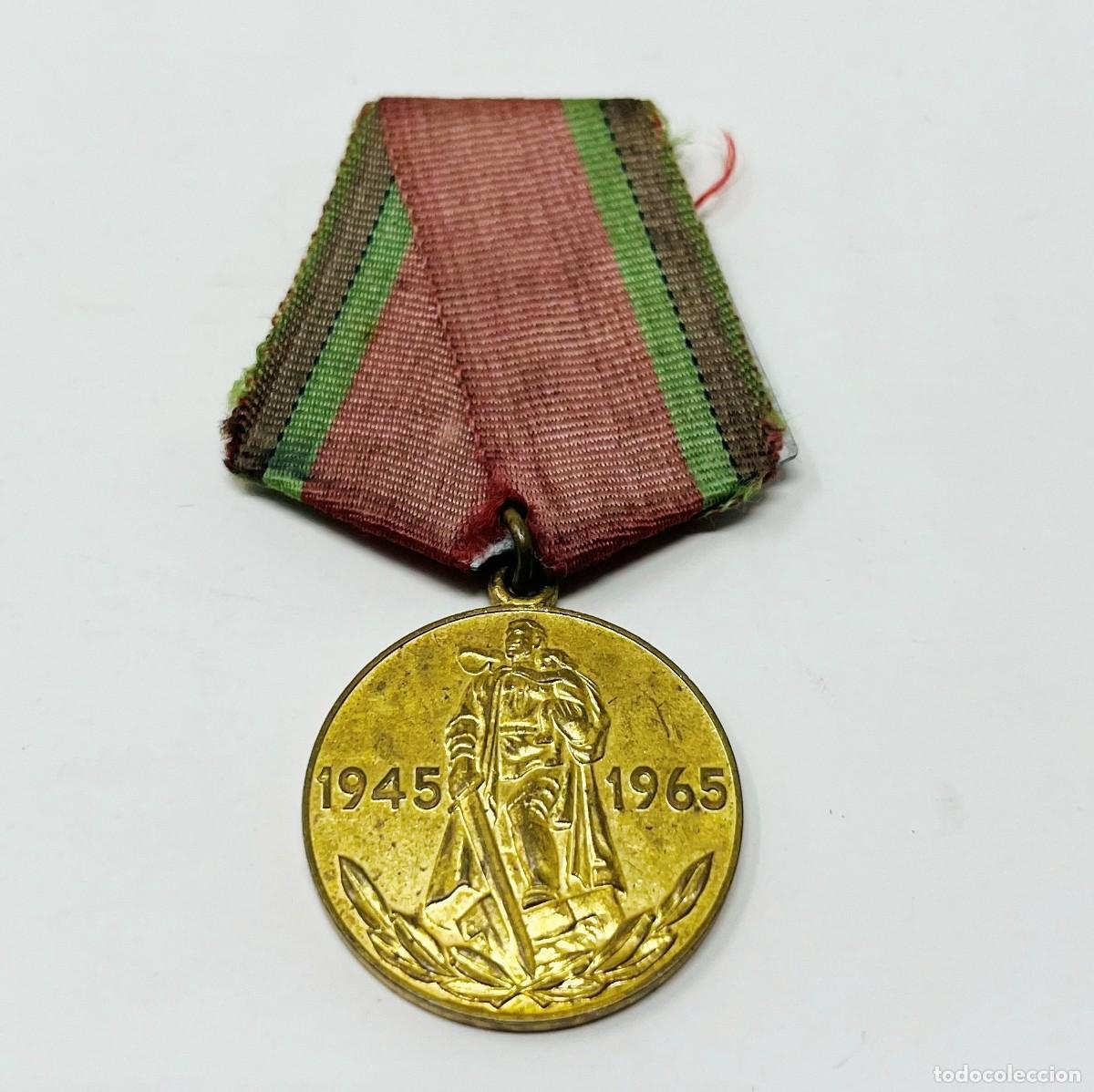 Militaria: Medalla URSS 20.&ordm; Aniversario Victoria Gran Guerra Patria 1945-1965
