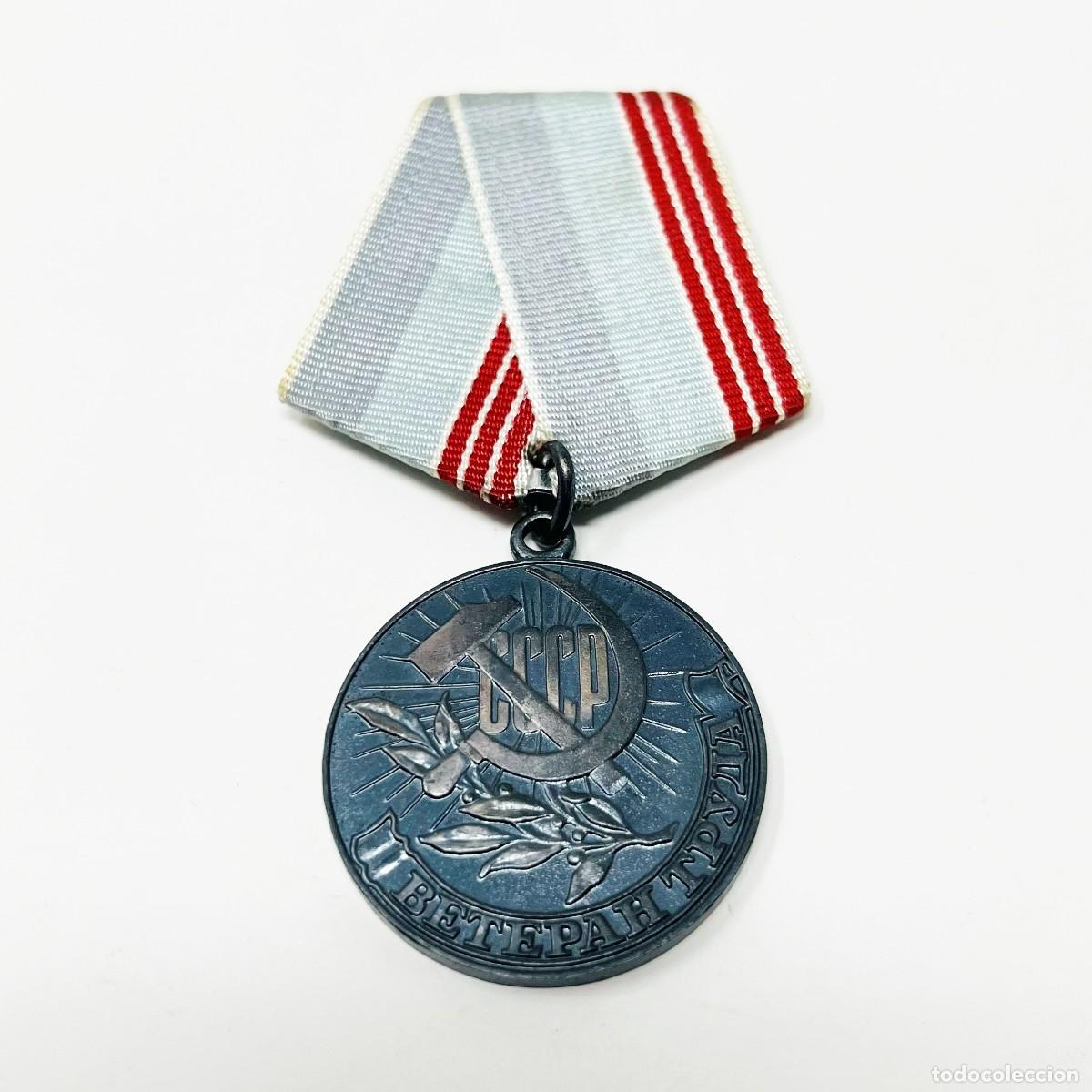 Militaria: Medalla Veterano del Trabajo URSS Original