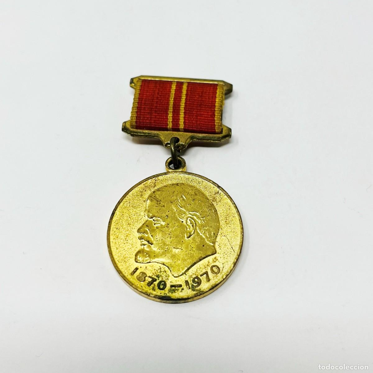 Militaria: Medalla Centenario del Nacimiento de Lenin 1870-1970 URSS Variante Civil