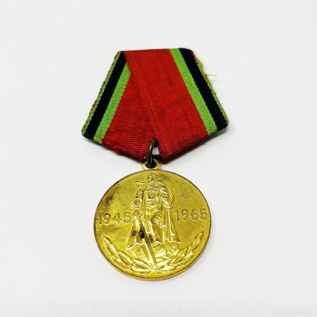 Militaria: Medalla URSS 20.&ordm; Aniversario Victoria Gran Guerra Patria 1945-1965