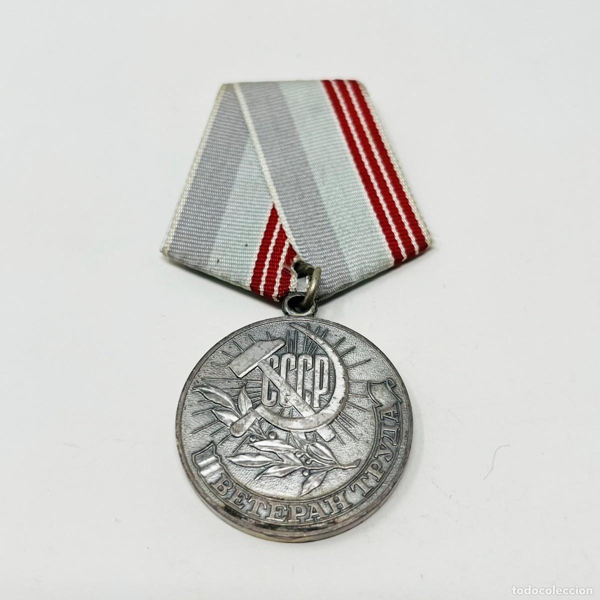 Militaria: Medalla Veterano del Trabajo URSS Original