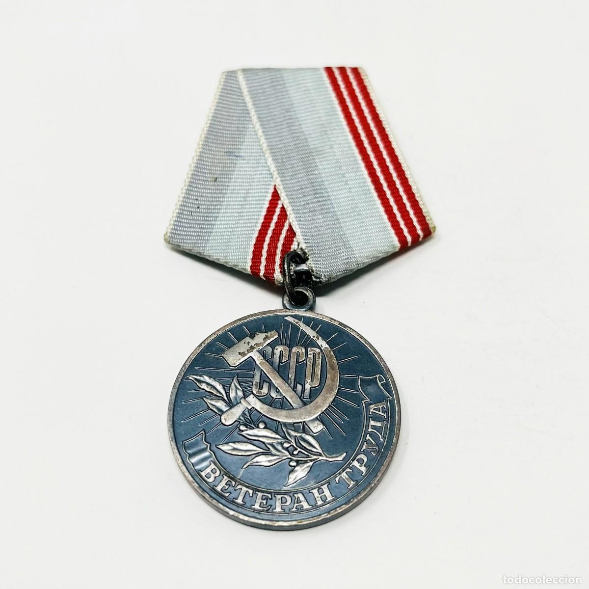 Militaria: Medalla Veterano del Trabajo URSS Original