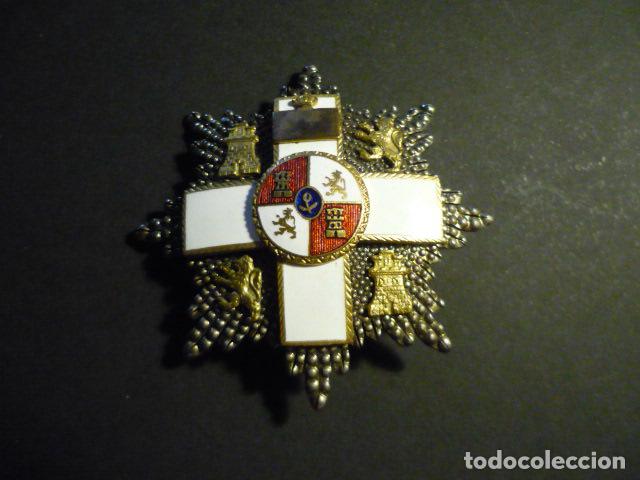 Militaria: PLACA GRAN CRUZ MERITO MILITAR DISTINTIVO BLANCO