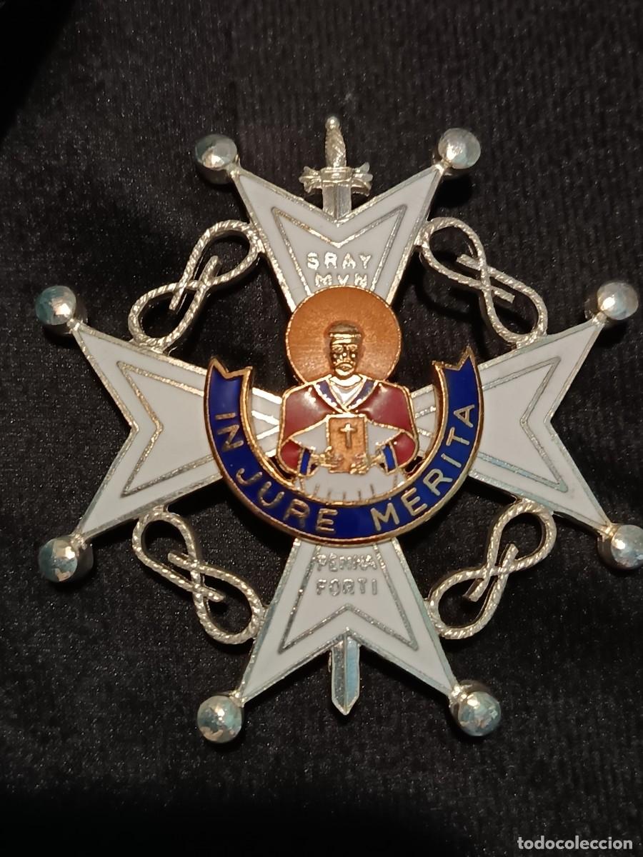 Militaria: Placa orden de San Raimundo de Pe&ntilde;afort
