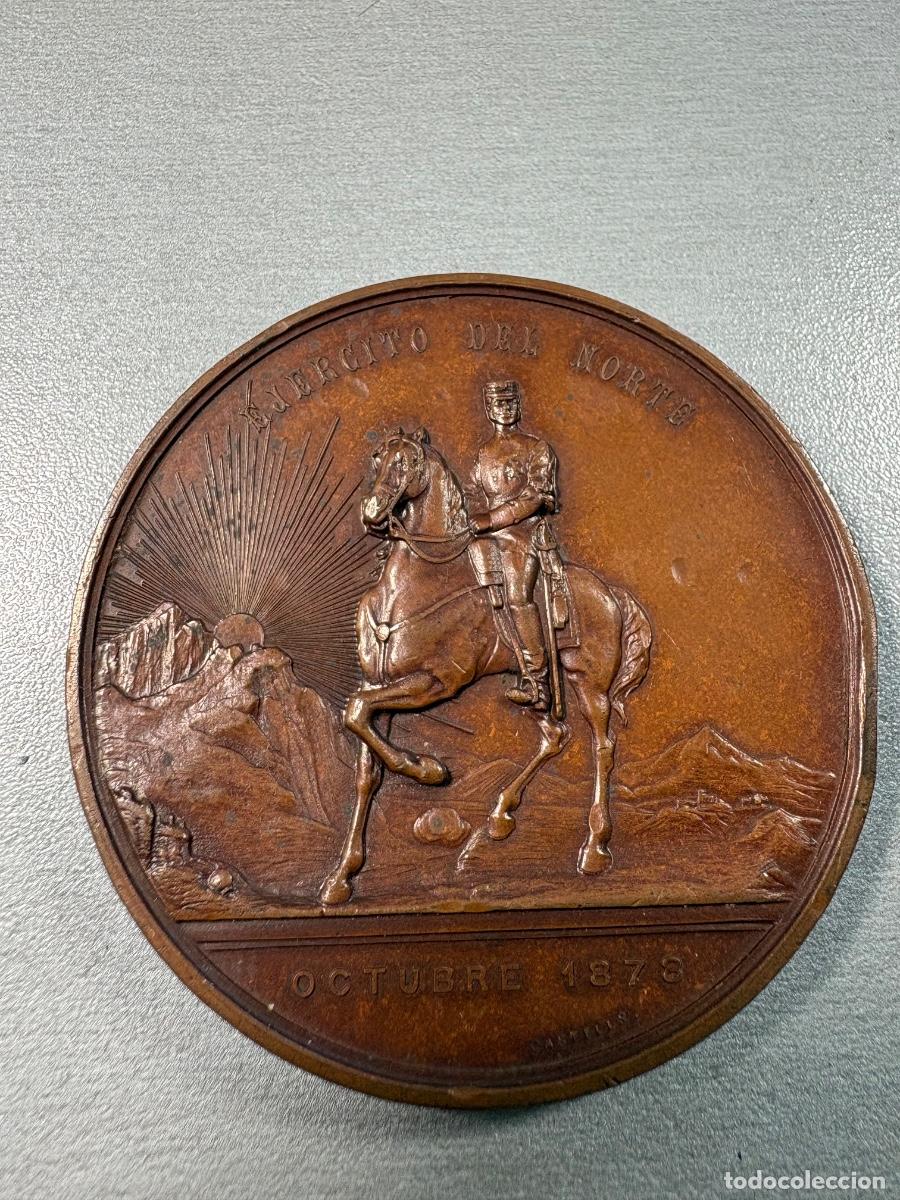 Militaria: Medalla de mano ,ej&eacute;rcito del norte - Foto 1