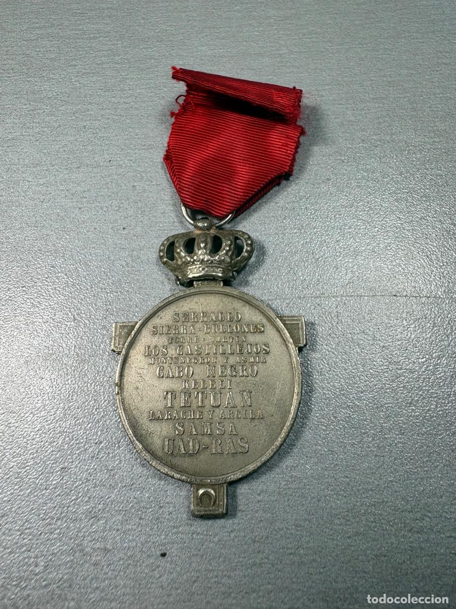 Militaria: Medalla campa&ntilde;a de &Aacute;frica 1860