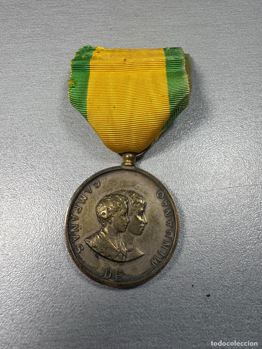 Militaria: Medalla campa&ntilde;a de mindanao