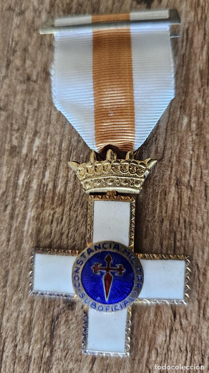 Militaria: MEDALLA Cruz a la Constancia Militar para Suboficiales - 1958-1978- Corona Imperial