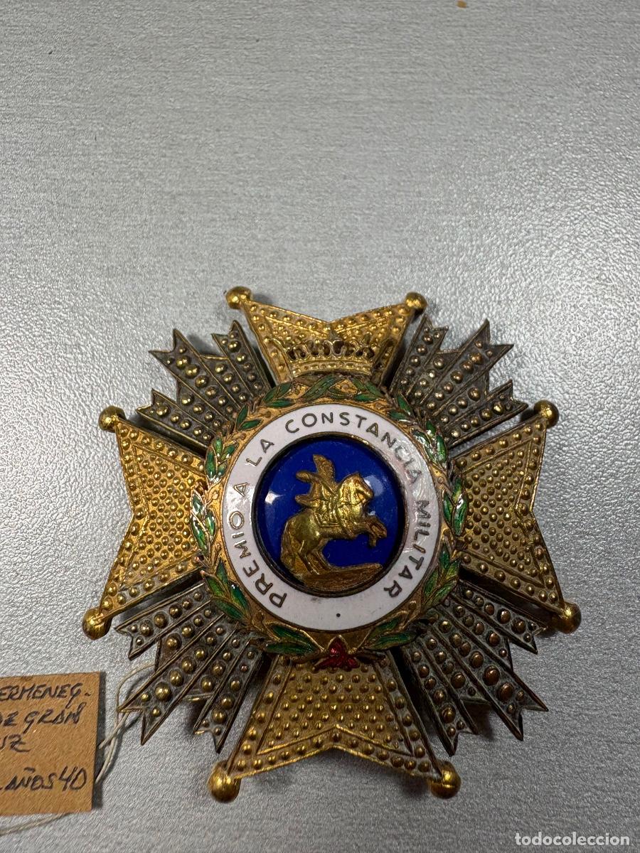 Militaria: Placa modelo Gran Cruz de San Hermenegildo