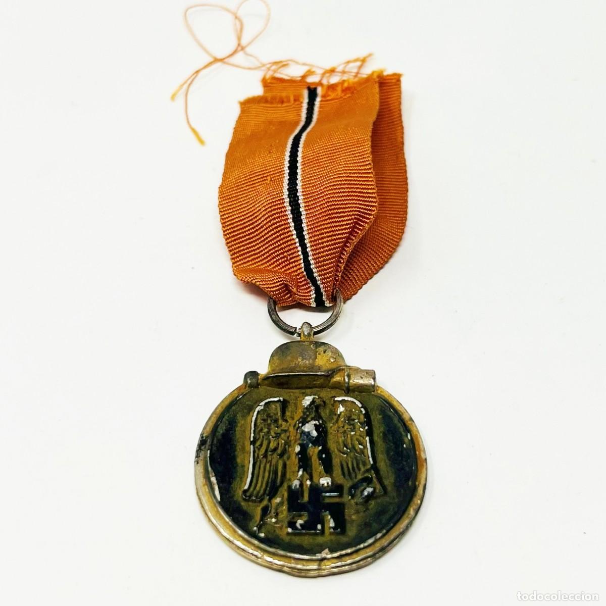 Militaria: Medalla Ostmedaille 1941 1942 Versi&oacute;n Espa&ntilde;ola Divisi&oacute;n Azul Original IIGM