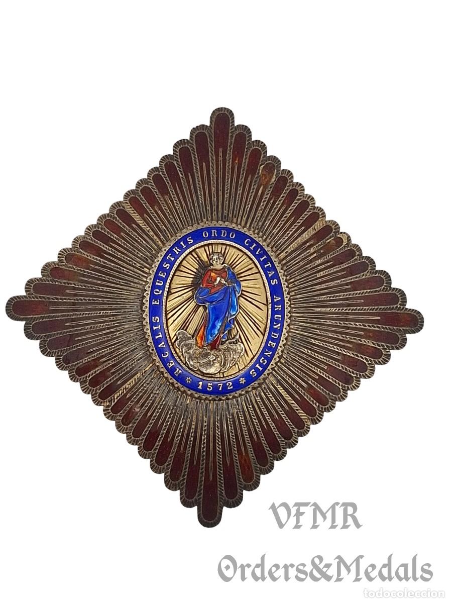 Militaria: Placa de la Real Maestranza de Caballer&iacute;a de Ronda