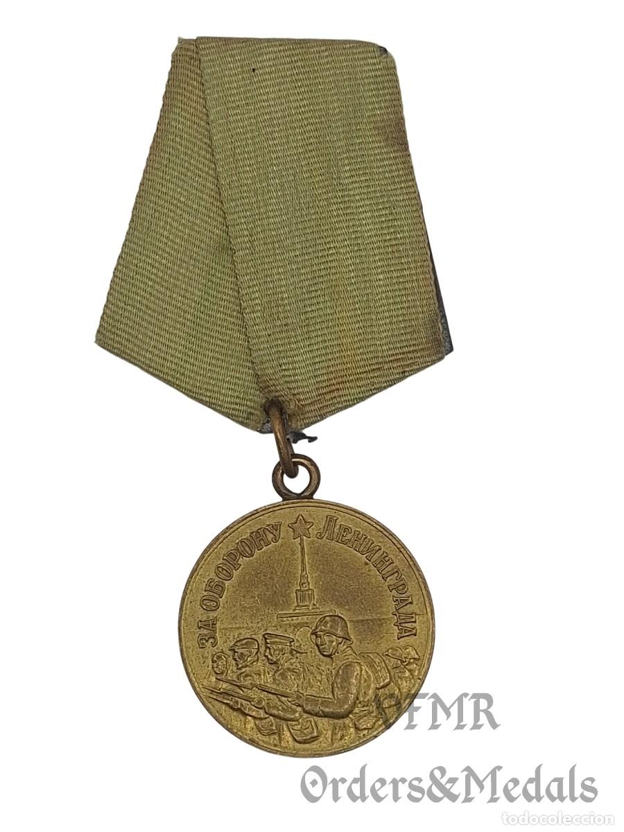 Militaria: urss - Medalla de la defensa de Leningrado, 1&ordf;variante