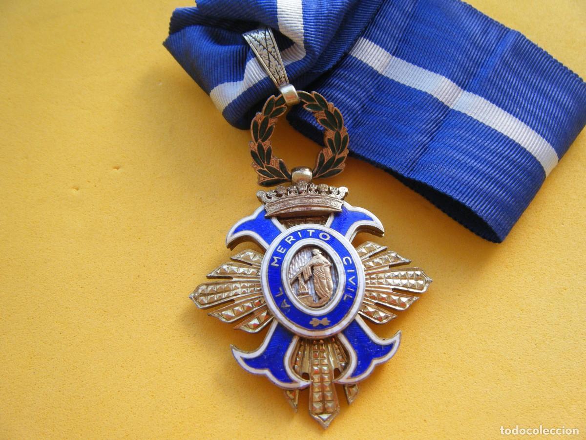 Militaria: ENCOMIENDA DEL M&Eacute;RITO CIVIL, &Eacute;POCA FRANCO